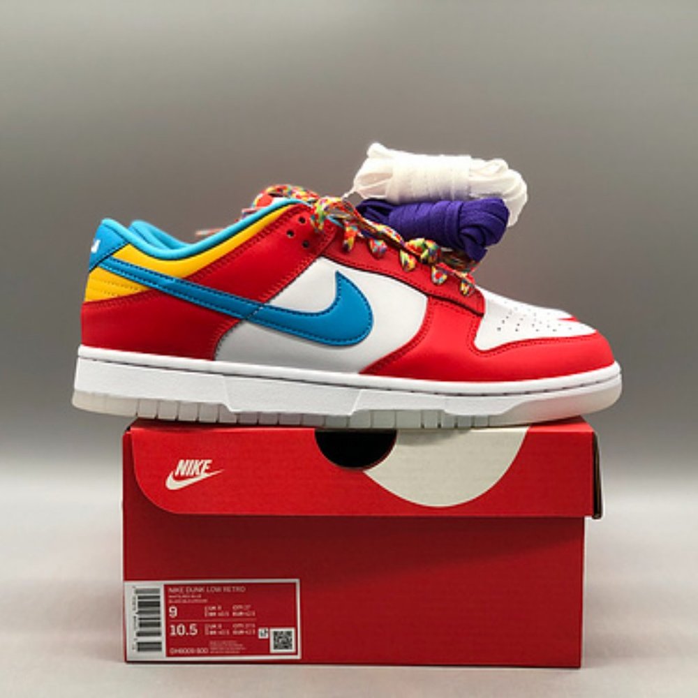 Nike Dunk Low QS x LeBron James Fruity Pebbles Sneakers